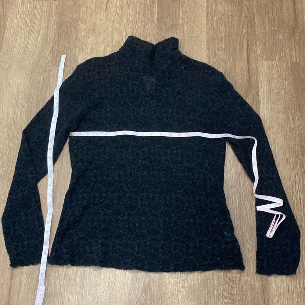 Apt 9 black fully lace turtle neck so beautiful xl
